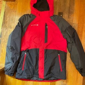 Red/Black Free Country Winter Coat Hood XXL 18/20